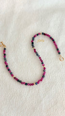 Pulsera Zafiro Rubí & Goldfilled