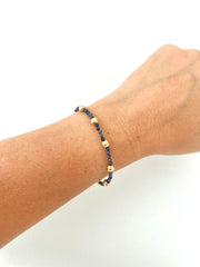 Pulsera Zafiro L & Goldfilled
