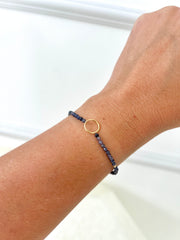 Pulsera Karma Zafiro & Goldfilled