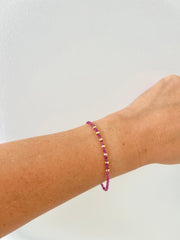 Pulsera Rubí & Goldfilled