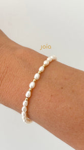 Pulsera Perlas S & Goldfilled