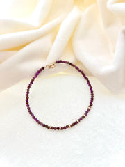 Pulsera Amatista & Goldfilled
