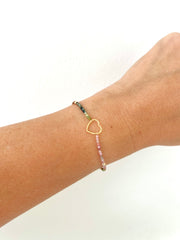 Pulsera Turmalina & Goldfilled