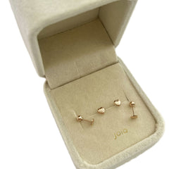 Aretes Corazones
