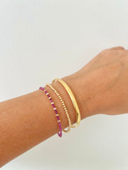 Pulsera Rubí & Goldfilled