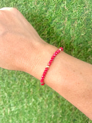 Pulsera Muranos Rojos
