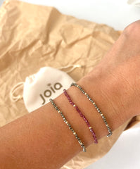 Pulsera Granate & Goldfilled