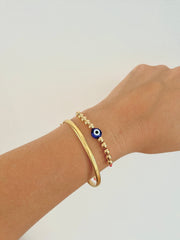 Pulsera Protectora Nazar H & Goldfilled