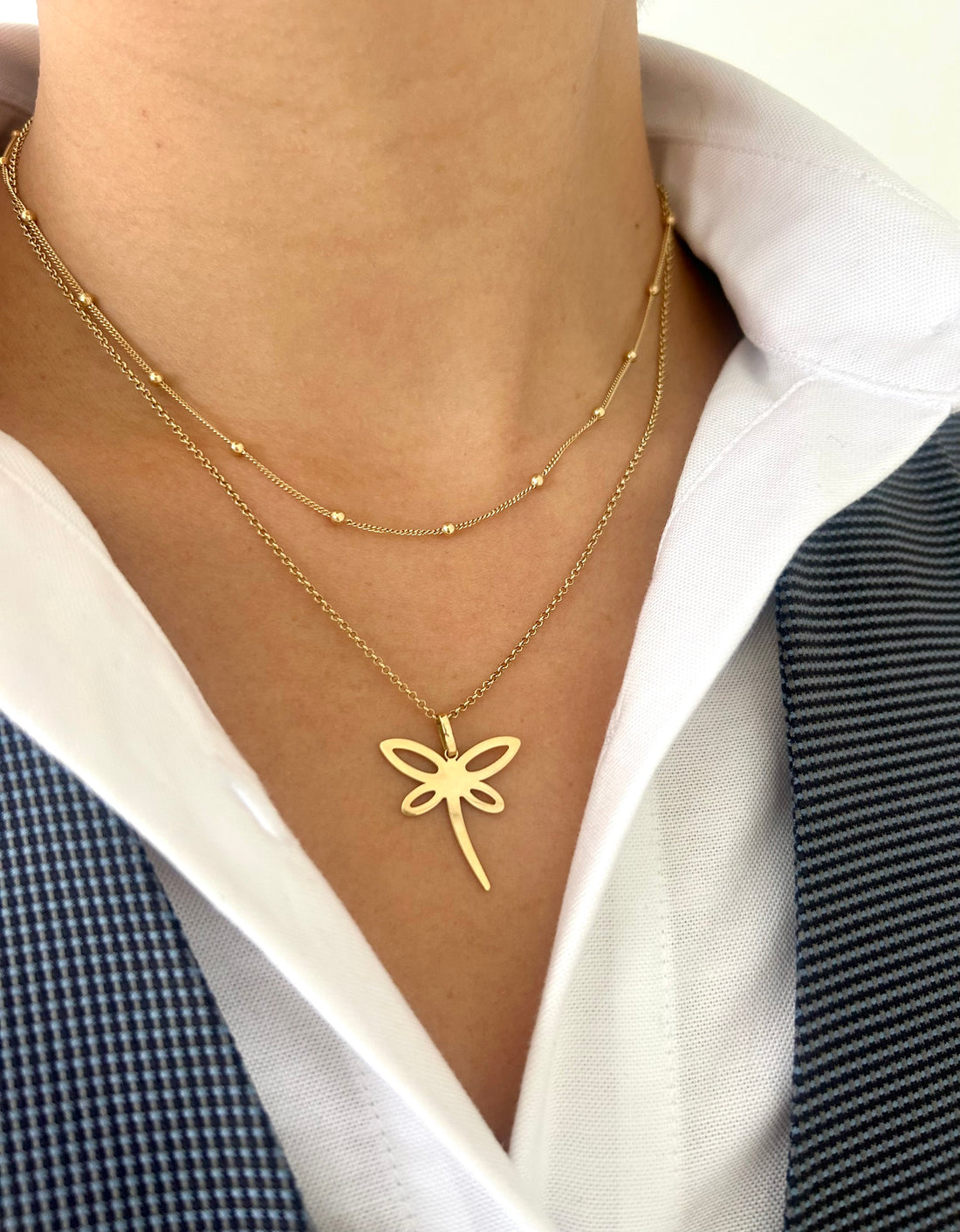 COLLARES Y DIJES DE ORO 18K
