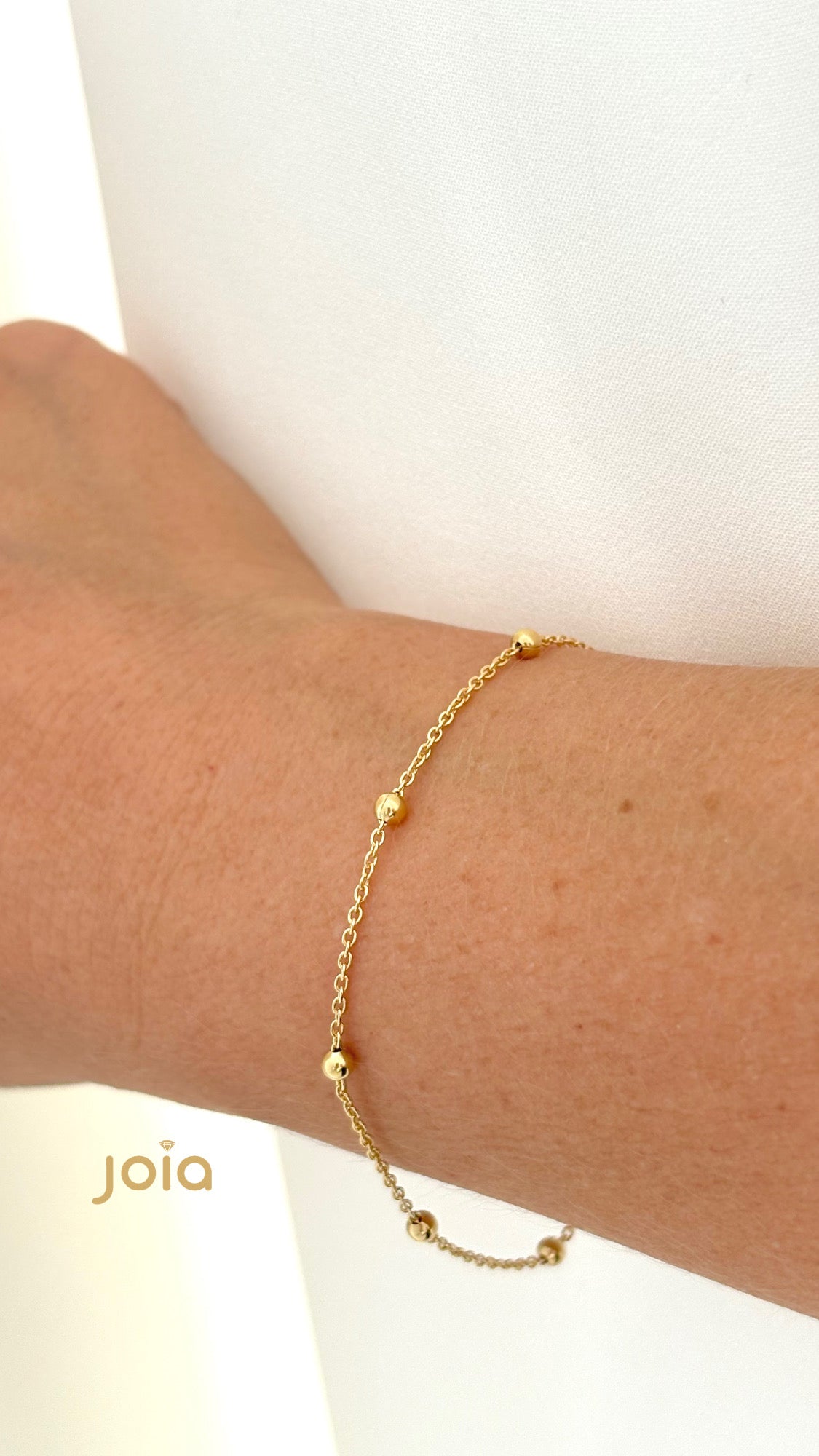 Pulsera Satélite de Oro 18K