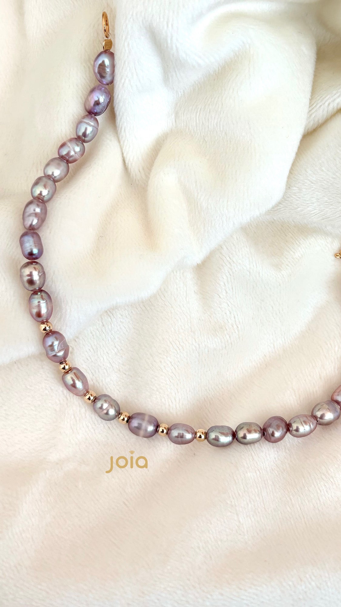Pulsera Perlas Púrpura