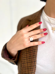 Anillo Flor Nácar