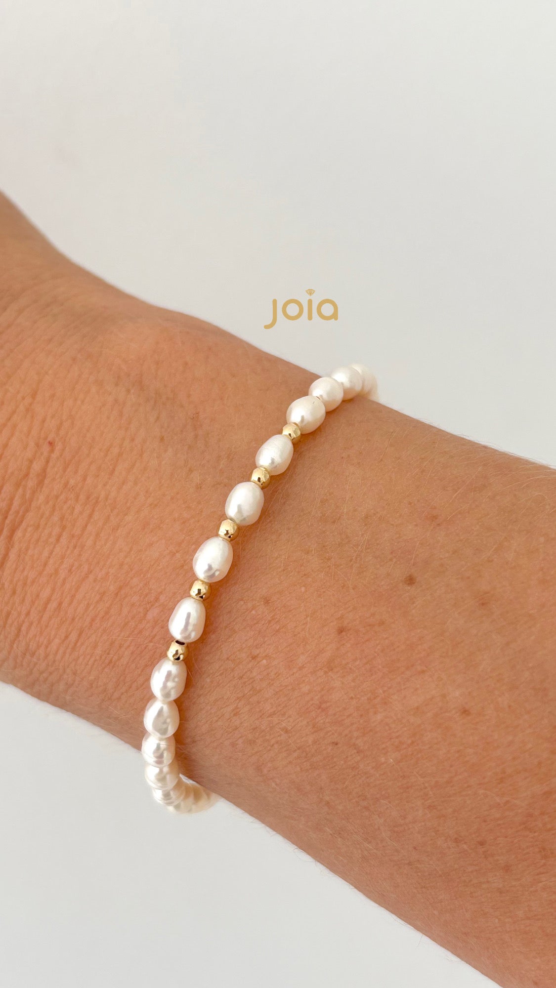 Pulsera Perlas S & Goldfilled