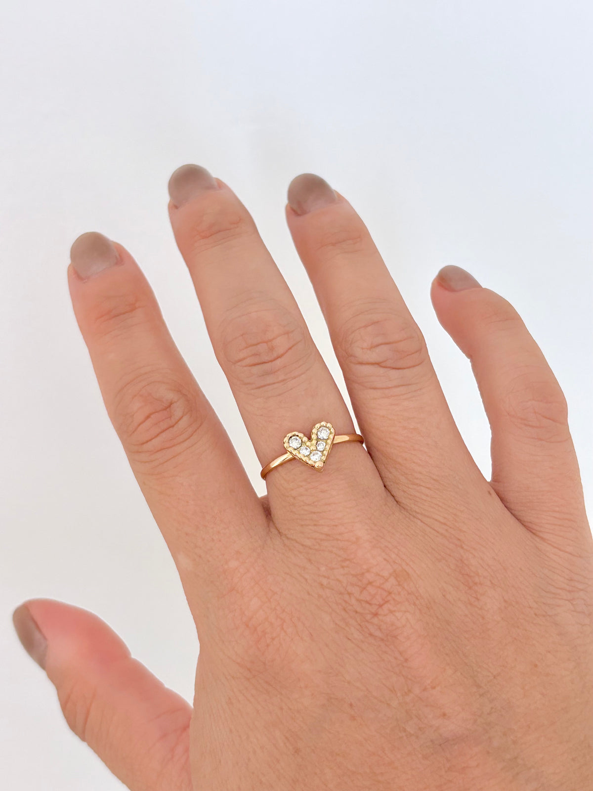 Anillo Corazón & Oro 18k