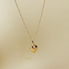 Dije Corazón & Oro 18k